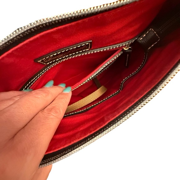 Dooney & Bourke Gray and Black Messenger Bag - Picture 7 of 15